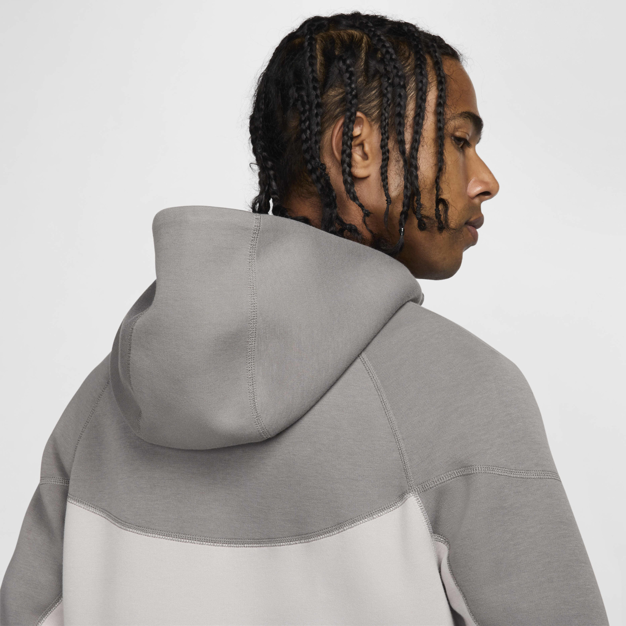 Толстовка чоловіча Nike Tech Fleece Fz Wr Grey FB7921-014