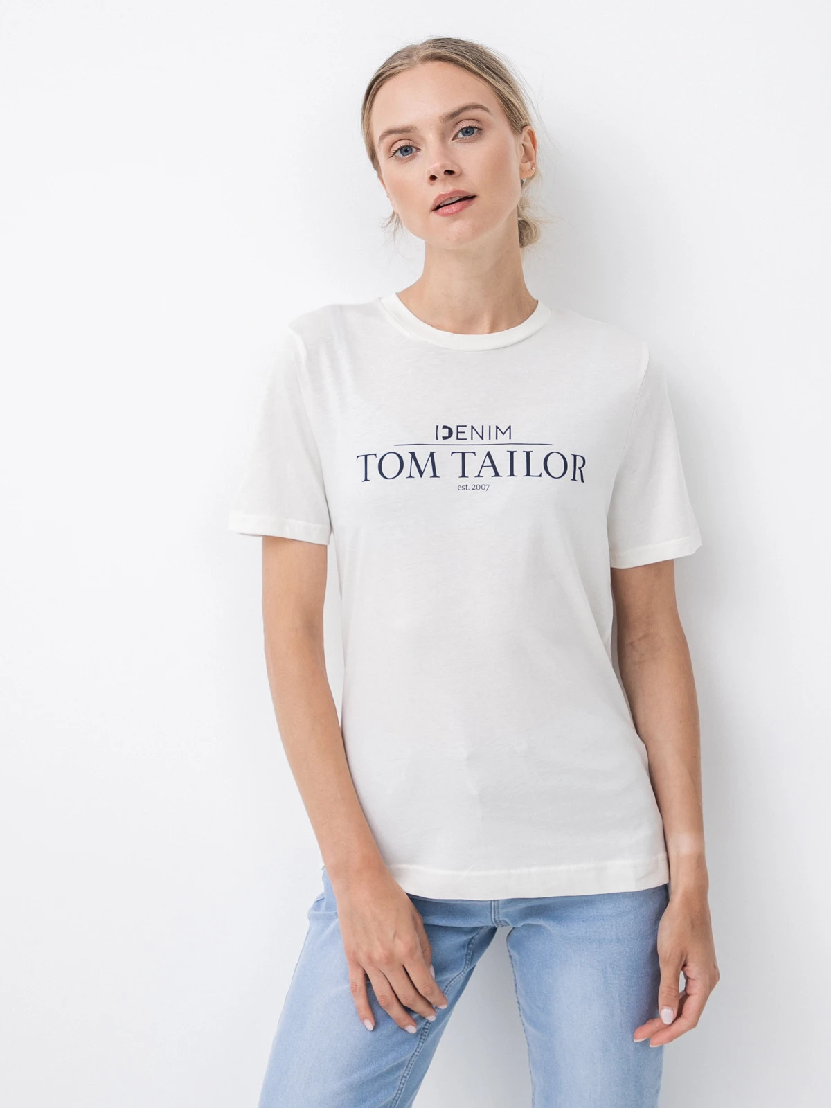 Футболка 1033607-10348 Tom Tailor M Білий 1033607-10348