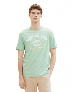 Футболка LOGO TEE MEN'S T-SHIRT 1037735-23383 Tom Tailor L Бірюзовий 1037735-23383