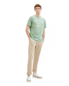 Футболка LOGO TEE MEN'S T-SHIRT 1037735-23383 Tom Tailor L Бірюзовий 1037735-23383