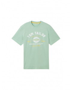 Футболка LOGO TEE MEN'S T-SHIRT 1037735-23383 Tom Tailor L Бірюзовий 1037735-23383