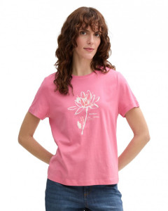 Футболка women's T-shirt 1045534-15116 Tom Tailor L Розовий 1045534-15116