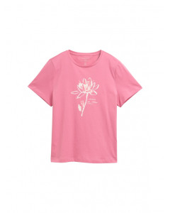 Футболка women's T-shirt 1045534-15116 Tom Tailor L Розовий 1045534-15116