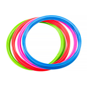 Кільця спортивні 12 шт (3 Червоні+3 Сині+3 Рожеві+3 Зелені) AVK3-610-463-600-302