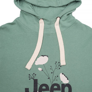 Худі JEEP HOODED OVERSIZE SWEATSHIRT Botanical Print O102606-E854