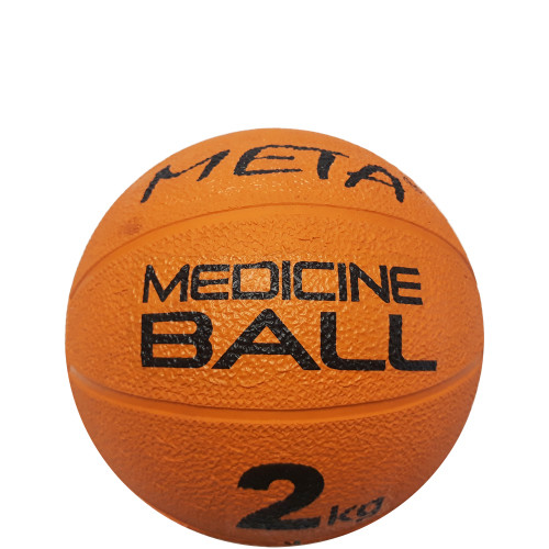 Медбол Meta Colour Medicine Ball 2 kg помаранчевий Уні 19,5 см 3000200100