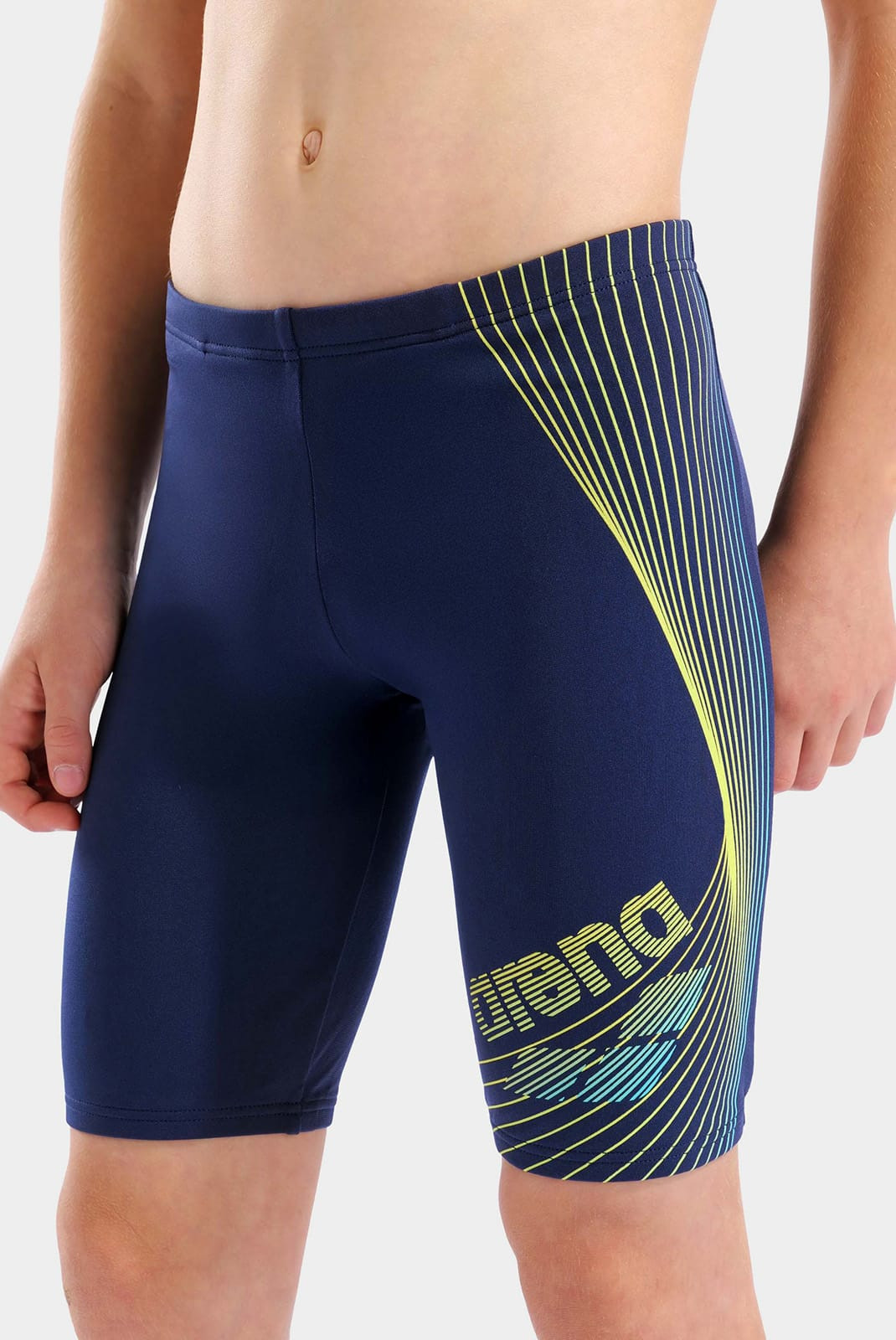 Плавки для хлопчиків Arena DESIGN SWIM JAMMER темно-синій, жовтий Діт 128 см 010754-703