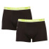 Труси-боксери Head BASIC BOXER 2P світло-зелений, чорний Чол L 701202741-019
