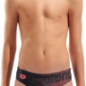 Плавки сліпи для хлопчиків Arena DIM LIGHT SWIM BRIEFS чорний, кораловий дитячий 140 см (008148-504) 008148-504