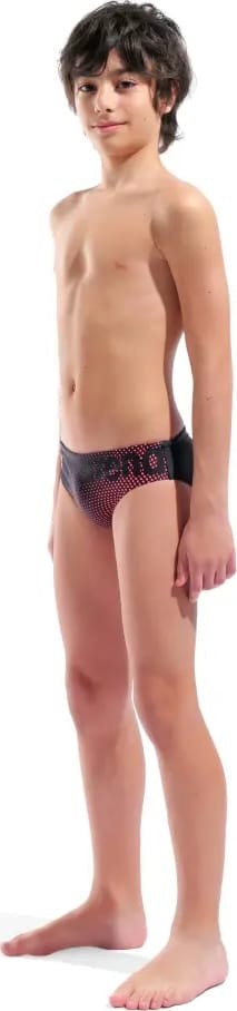 Плавки сліпи для хлопчиків Arena DIM LIGHT SWIM BRIEFS чорний, кораловий дитячий 140 см (008148-504) 008148-504