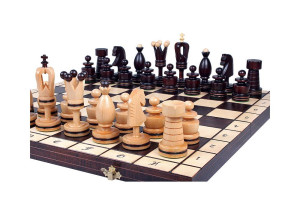 Шахи MADON Королівські інкрустовані коричневий, бежевий Уні 49,5х49,5см MD136