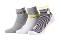 Шкарпетки Sergio Tacchini 3-pack білий, жовтий, сірий Жін 36-41 13898215-3