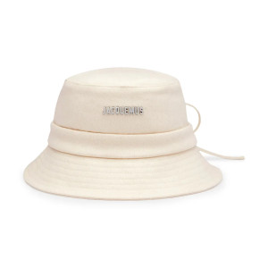 Панама Jacquemus Le Bob Gadjo Off White Bucket Hat 223AC001-5001-110