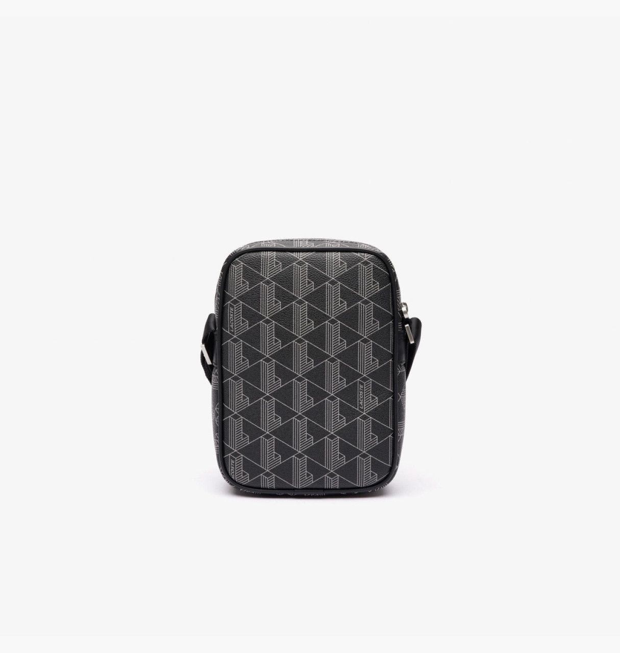 Сумка унісекс Lacoste Monogram Grey/Black NH4410LX.H45