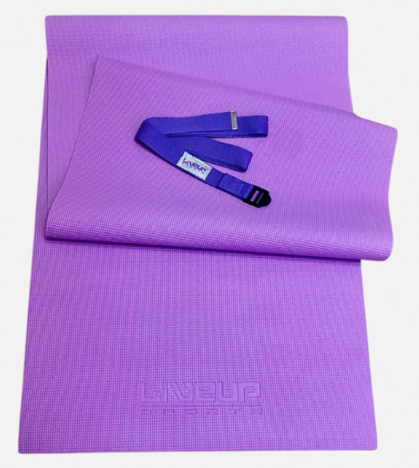 Килимок для йоги Yoga Mat Total Black фіолетовий 180x61x0.4см LS3231-04V