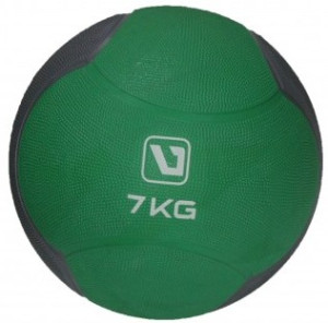 Фітбол MEDICINE BALL зелений, сірий Уні 7кг-286мм LS3006F-7