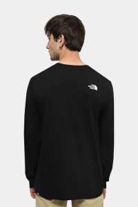 Футболка з довгим рукавом M L/S SIMPLE DOME TEE TNF 0A87QNJK31 THE NORTH FACE L Чорний 0A87QNJK31