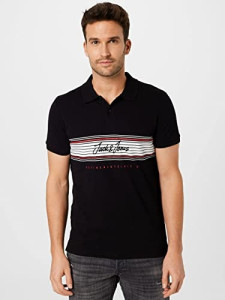 Поло JJLEO POLO SS 12200361-Black-Fit:Standard fit Jack&Jones L Чорний 12200361-BLACK-FIT:STANDA