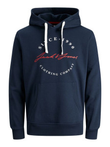 Толстовка JJHERRO SWEAT HOOD 12188849-Navy Blazer-Fit:SWEAT Jack&Jones L Темно-синій 12188849-NAVY BLAZER-FIT: