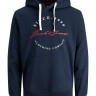 Толстовка JJHERRO SWEAT HOOD 12188849-Navy Blazer-Fit:SWEAT Jack&Jones L Темно-синій 12188849-NAVY BLAZER-FIT:
