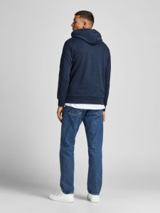 Толстовка JJHERRO SWEAT HOOD 12188849-Navy Blazer-Fit:SWEAT Jack&Jones L Темно-синій 12188849-NAVY BLAZER-FIT: