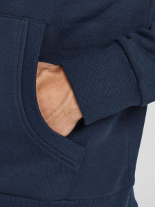 Толстовка JJHERRO SWEAT HOOD 12188849-Navy Blazer-Fit:SWEAT Jack&Jones L Темно-синій 12188849-NAVY BLAZER-FIT: