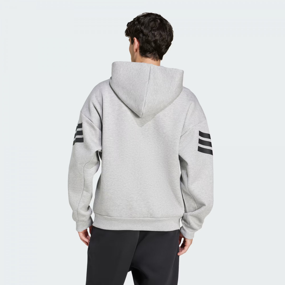 Толстовка M FI 3S FZ JD4828 Adidas L Сірий JD4828