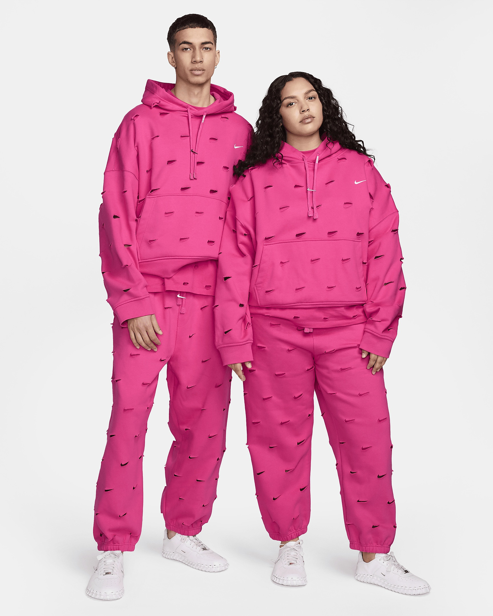 Толстовка Nike x Jacquemus Swoosh Pink FJ3481-653