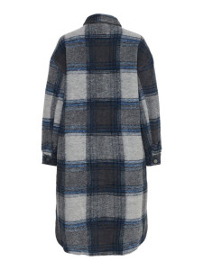 Пальто ONLANDREA X-LONG SHACKET CC OTW 15230329-Blue Graphite-Detail:LGM + CAMPANULA + HO ONLY L Син 15230329-BLUE GRAPHITE-DE