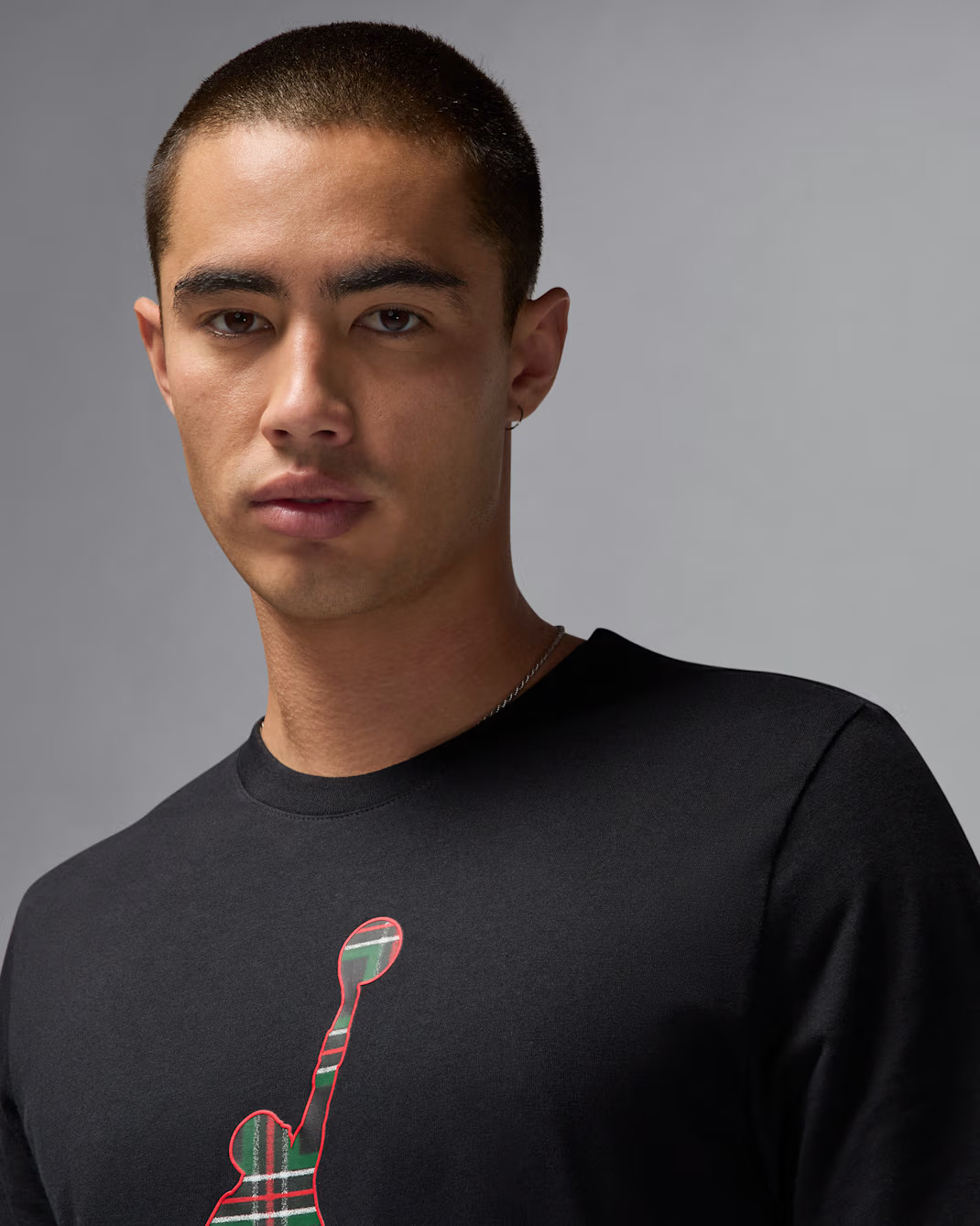 Футболка чоловіча Air Jordan Flt Essential Hldy Jm Crew Black FZ1977-010