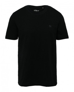 Футболка men's T-shirt 2161561-9999 s.Oliver L Чорний 2161561-9999