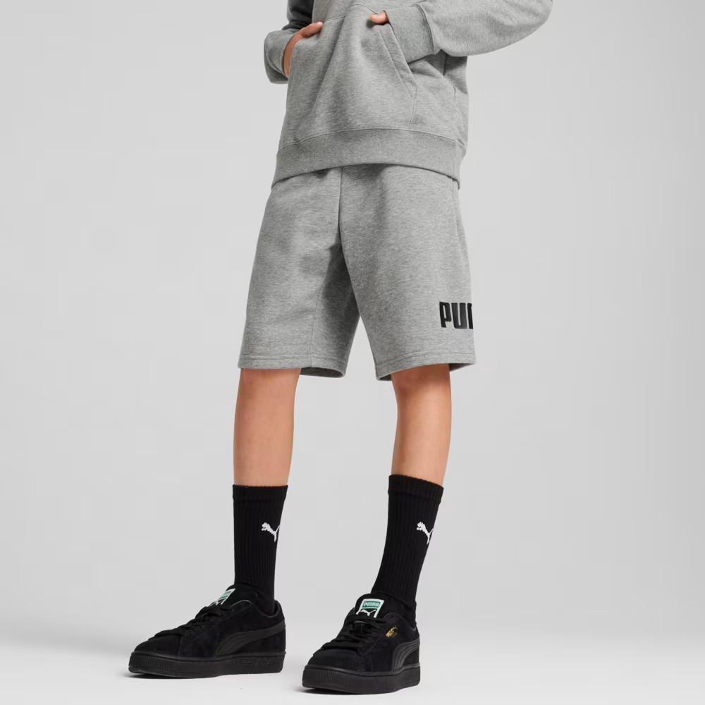 Шорти спортивні підліткові ESS No. 1 Logo Shorts TR 68491803 Puma 128 Сірий 68491803