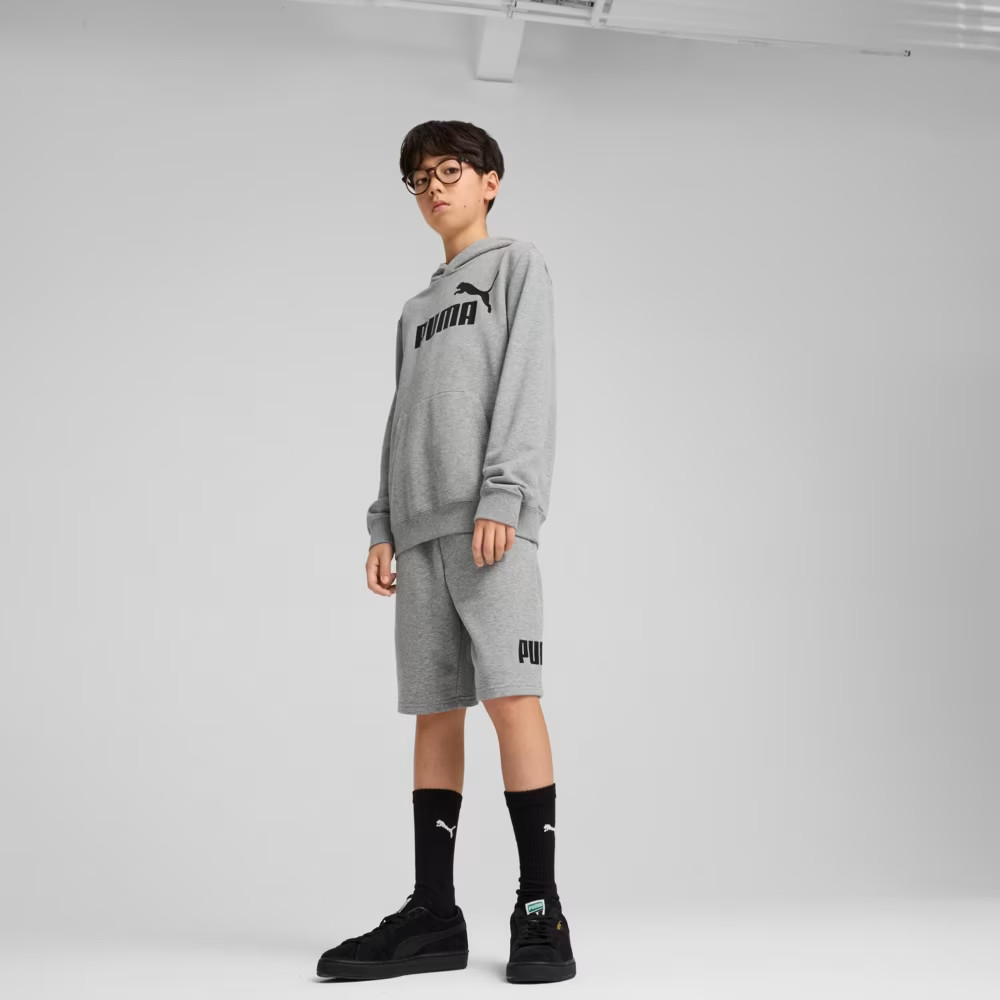 Шорти спортивні підліткові ESS No. 1 Logo Shorts TR 68491803 Puma 128 Сірий 68491803
