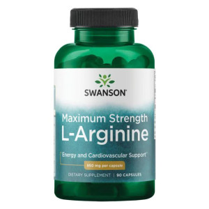 Капсули L-Arginine Maximum Strenght 850mg - 90caps 100-48-7269021-20