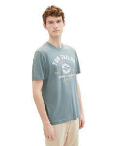 Футболка LOGO TEE MEN'S T-SHIRT 1037735-27475 Tom Tailor L Сірий 1037735-27475