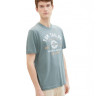Футболка LOGO TEE MEN'S T-SHIRT 1037735-27475 Tom Tailor L Сірий 1037735-27475