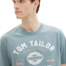 Футболка LOGO TEE MEN'S T-SHIRT 1037735-27475 Tom Tailor L Сірий 1037735-27475