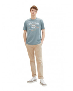 Футболка LOGO TEE MEN'S T-SHIRT 1037735-27475 Tom Tailor L Сірий 1037735-27475