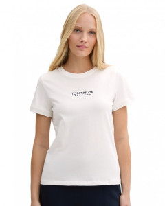 Футболка women's T-shirt 1045543-10332 Tom Tailor L Білий 1045543-10332