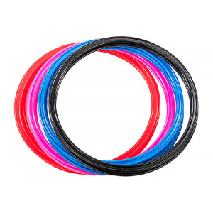 Кільця спортивні 12 шт (3 Червоні+3 Сині+3 Рожеві+3 Чорні) AVK3-610-463-600-001