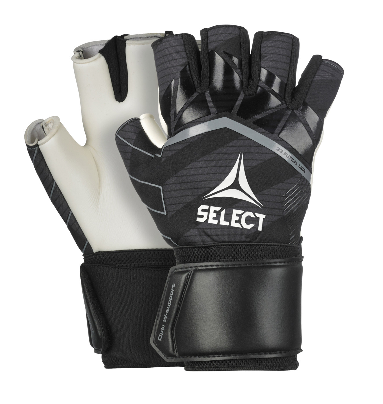 Рукавиці воротарські SELECT 33 Futsal Liga v24 (101) чорно/білий, 10 609331