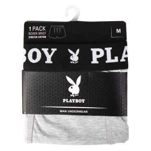 Труси-боксери Playboy ANNYA PLAYBOY BOXERSHORT сірий Чол L ANNYA-0203