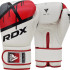 Рукавиці боксерські RDX BOXING GLOVES BGR-F7 білий, червоний 10 унцій (BGR-F7R) BGR-F7R