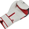 Рукавиці боксерські RDX BOXING GLOVES BGR-F7 білий, червоний 10 унцій (BGR-F7R) BGR-F7R