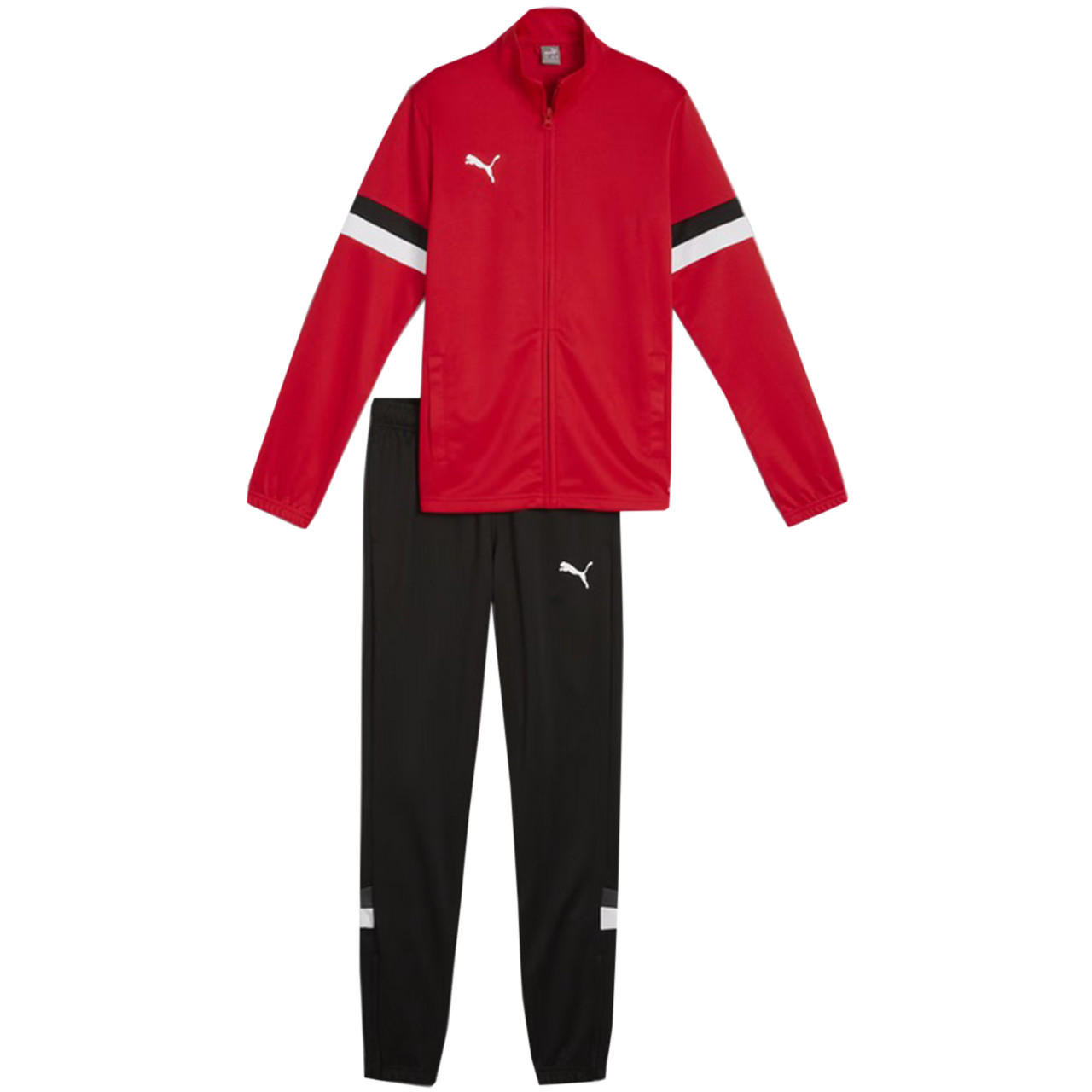 Костюм спортивний PUMA teamRISE Tracksuit Jr червоний, чорний Діт 140 см 658655-01