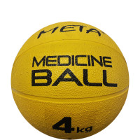Медбол Meta Colour Medicine Ball 4 kg жовтий Уні 23 см 3000400100
