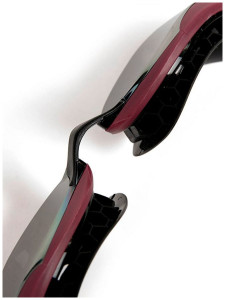 Окуляри для плавання Arena AIR-BOLD SWIPE MIRROR темно-червоний, чорний Уні OFSM 006832-104