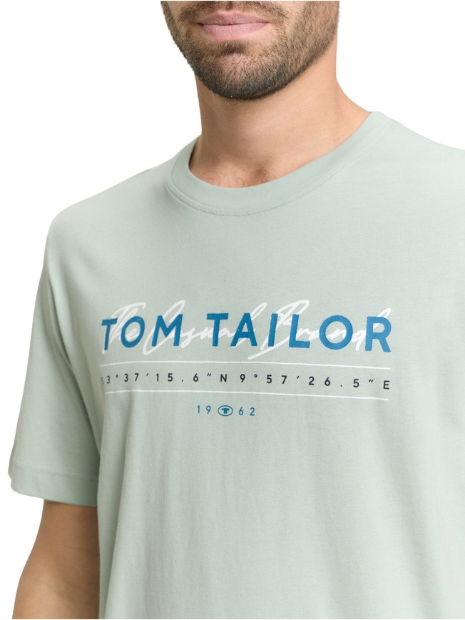 Футболка men's T-shirt 1050136-12792 Tom Tailor XXL Блакитний 1050136-12792