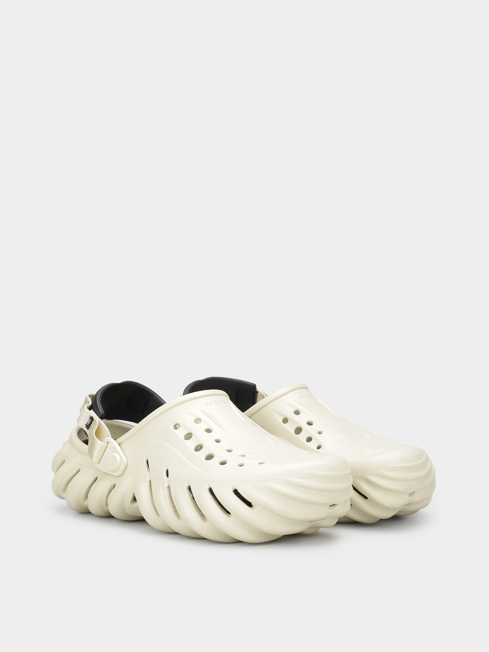 Крокси Crocs Echo Clog Bone/Blk 207937-2YJ