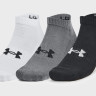 Шкарпетки UA Core Low Cut 3pk чорний, сірий, білий Уні LG 1361574-003